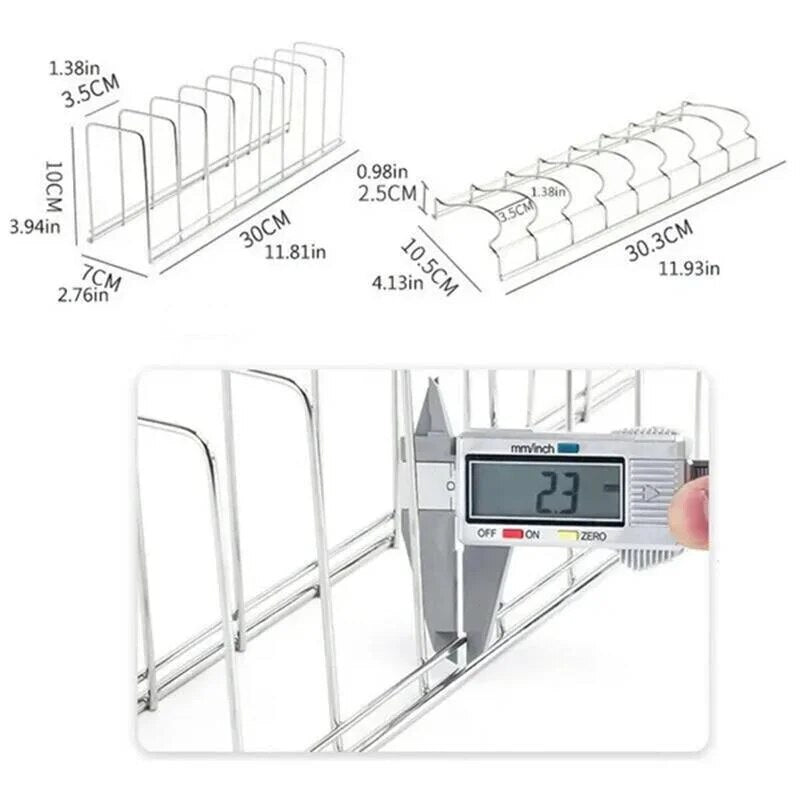 Rack Drenagem de Água para Louças de Aço Inoxidável