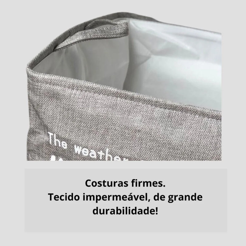 Cesto para Roupas Lavanderia 60L