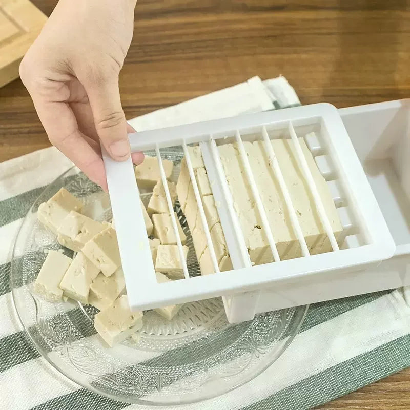 Fatiador de Tofu ou Frios em Formato Quadrado