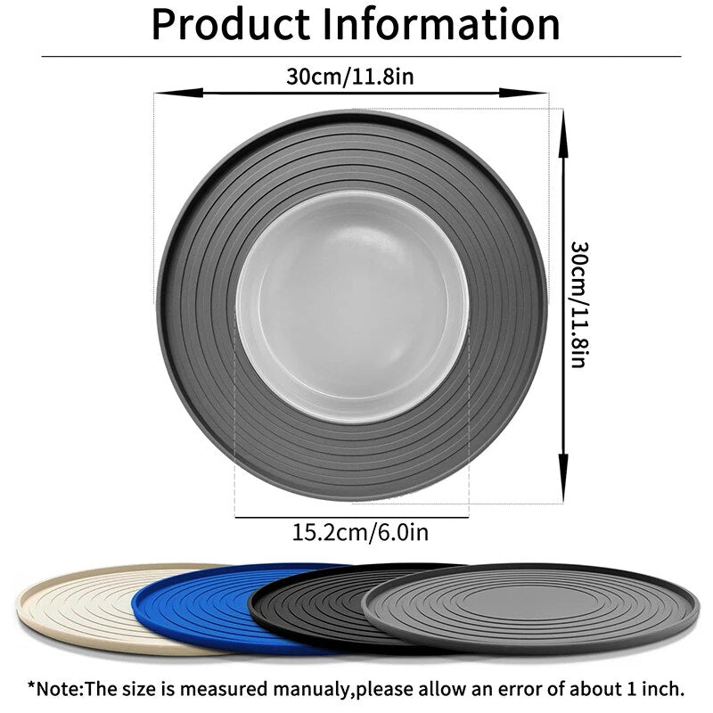 Esteira de Silicone para Pets, para Tigelas de Ração